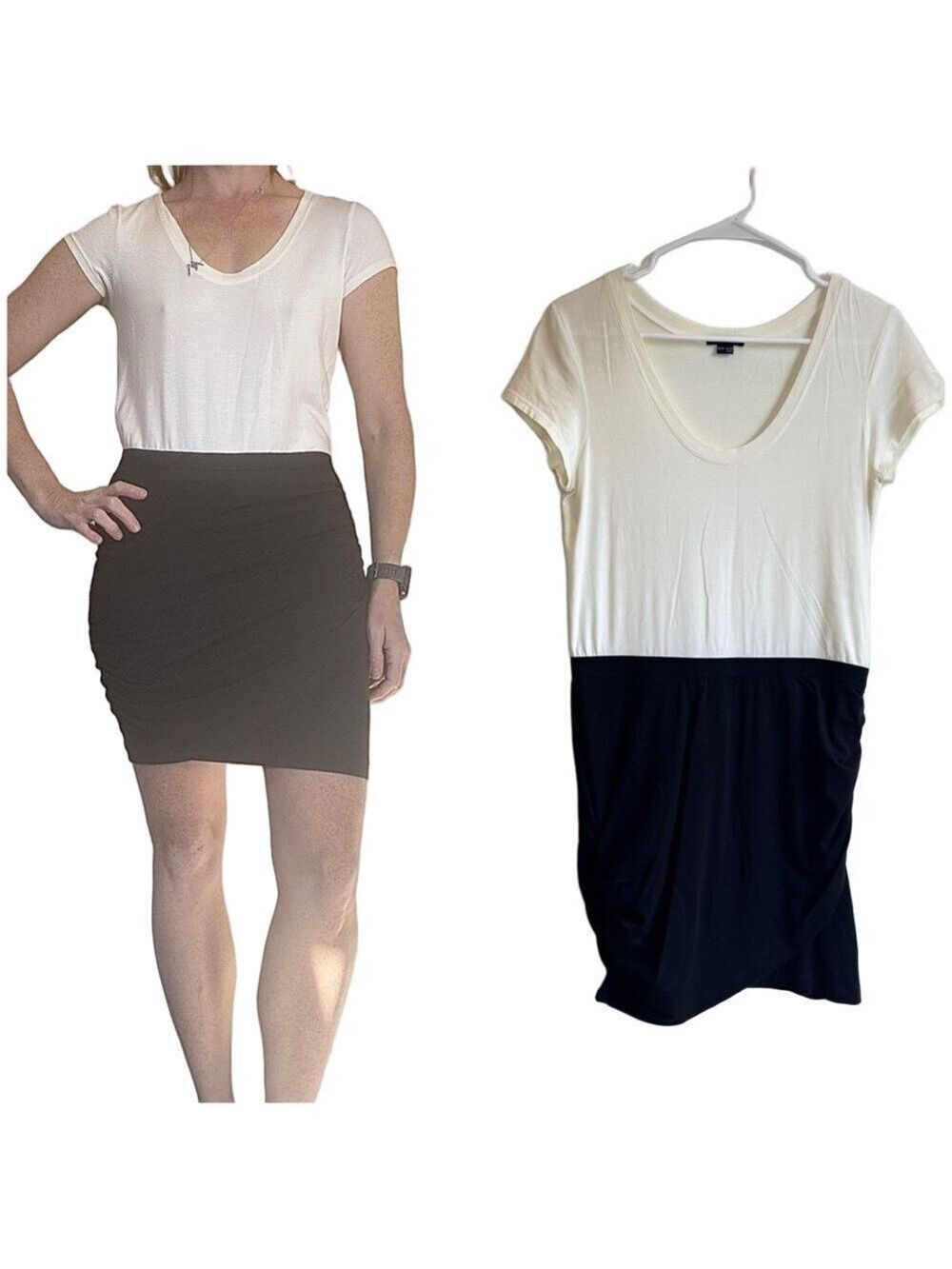 THEORY {Nordstrom} T-shirt Fitted Dress Pima Cotton